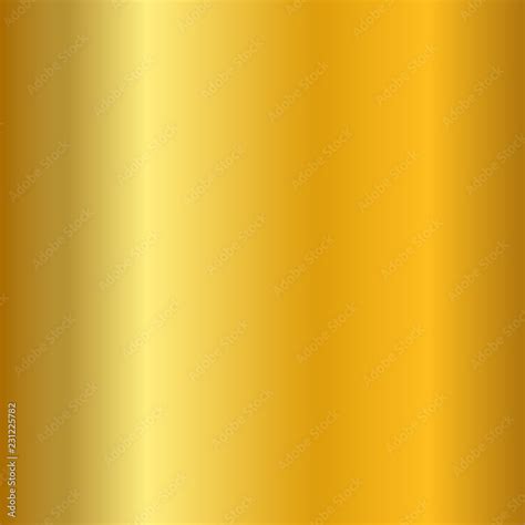 Gold gradient smooth texture. Empty golden metal background. Light metallic plate template ...
