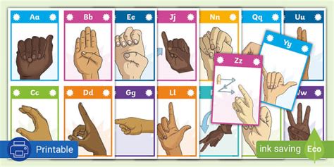 South African Sign Language Alphabet - Twinkl South Africa