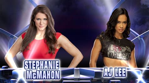 Stephanie McMahon vs. AJ Lee - Fantasy Match-Up - YouTube