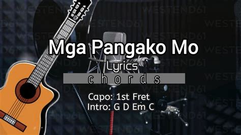 Mga Pangako Mo Lyrics & Chords - YouTube