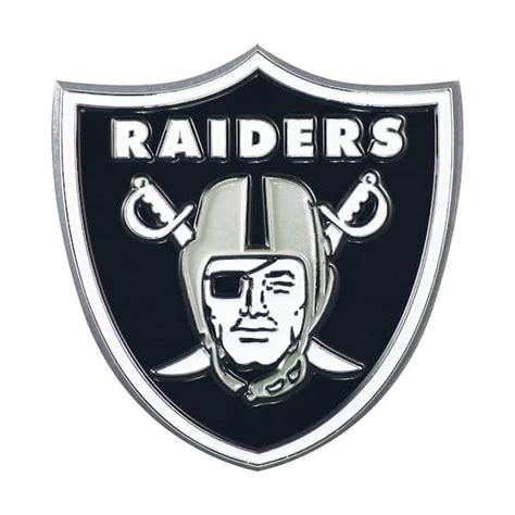 FANMATS NFL - Las Vegas Raiders 3D Molded Full Color Metal Emblem 22596 ...