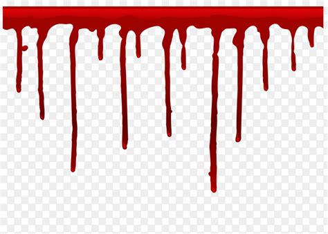 Dripping blood template vector PNG - Similar PNG