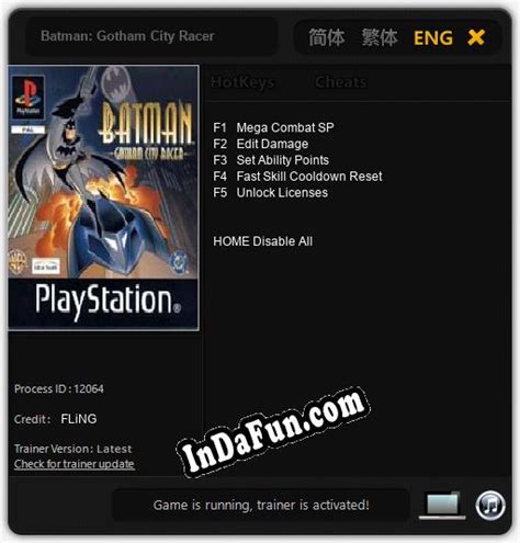 Batman: Gotham City Racer: TRAINER AND CHEATS (V1.0.66) » Free Download ...