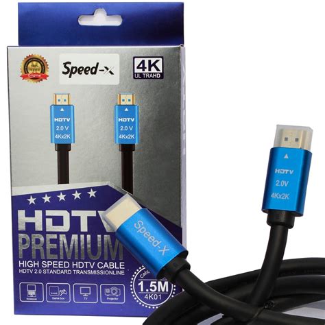 Speed-X 2.0v HDMI Premium Cable Ultra HD 4K