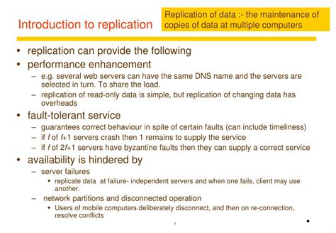 PPT - Distributed systems II Replication PowerPoint Presentation, free ...