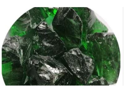 Vibrant Emerald Green Glass Gravel - AC Paving