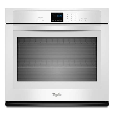 Shop Whirlpool Single Electric Wall Oven (White) (Common: 30-in; Actual 30-in) at Lowes.com