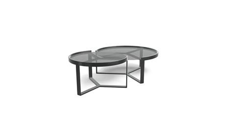 Aula Nesting Coffee Table, Black and Grey - Download Free 3D model by ...