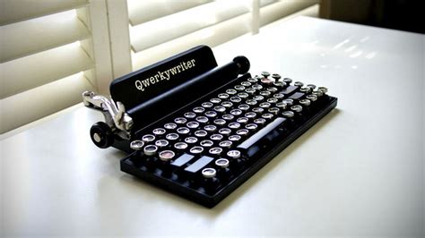 Qwerkywriter Goes Old School, Lends Vintage Typewriter Design To Modern Day Keyboard