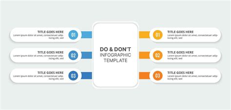 Dos and Don'ts, Comparison Chart Infographic Template Design 27688248 ...