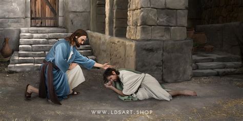 Jesus Christ – Forgiveness Painting – LDS Art Shop