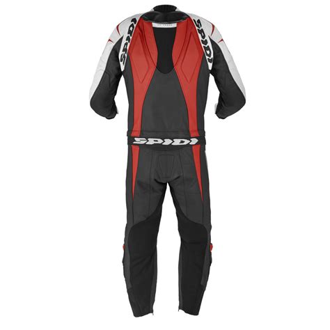 Spidi Supersport Touring Leather Suit White Red | MotoStorm