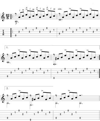 Arpeggio-Style Classical Guitar Exercise - dummies