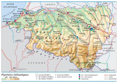 Les Pyrenees Map