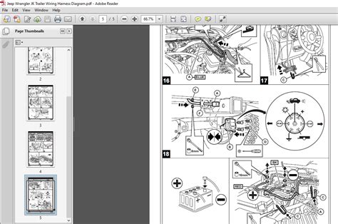 Jeep Wrangler JK Trailer Wiring Harness Diagram Manual - PDF DOWNLOAD - HeyDownloads - Manual ...