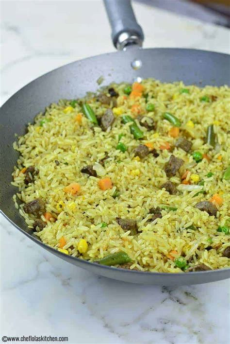 Nigerian fried Rice | Chef Lola's Kitchen (Video)