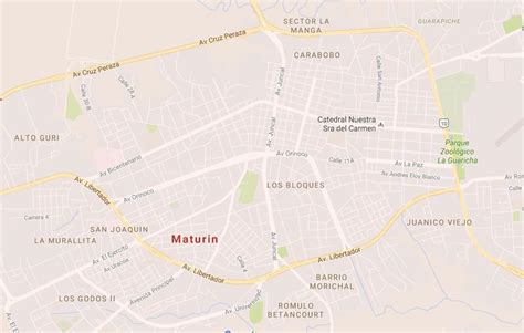 Map of Maturin