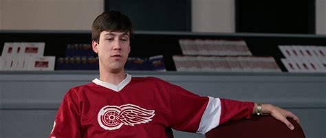 Detroit Red Wings Ice Hockey Jersey Worn By Alan Ruck In Ferris Bueller’s Day Off (1986)