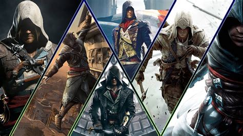 Assassin's Creed characters collage, Assassin's Creed, video games ...