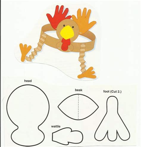 Printable Cut Out Turkey Headband Template | FREE Printable Online