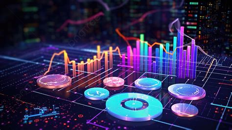 3d Rendered Concept Illustrating Data Analysis In Digital Marketing And ...