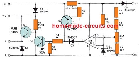 Circuit Diagram Of Alternator Regulator