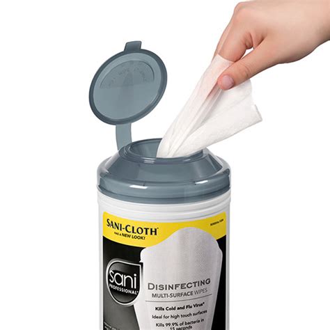 Disinfecting Multi-Surface Wipes, Bleach-Free, Alcohol-Free - Sani Professional