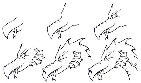 DARYL HOBSON ARTWORK: How To Draw A Dragon: Step By Step