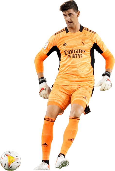 Thibaut Courtois Real Madrid football render - FootyRenders