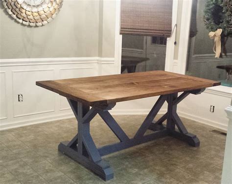 Ana White | X - Farm House Table - DIY Projects