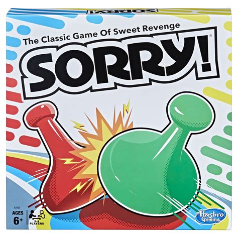 Sorry! Kids Board Game, Family Board Games for Kids, 2 to 4 Players ...