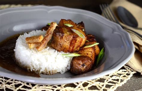 Pork belly adobo recipe: best served with a lot of white rice