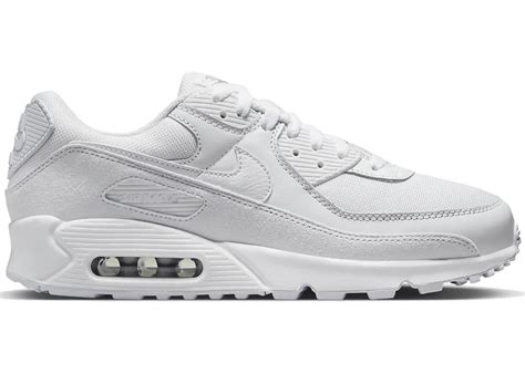 Nike Air Max 90 Premium White Metallic Silver (2023) Men's - FJ4003-100 ...