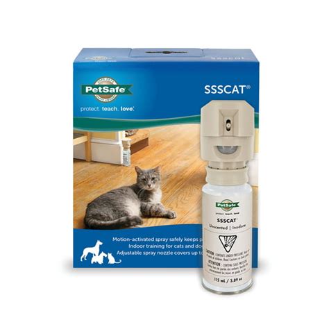 PetSafe SSSCAT Spray Pet Deterrent, Motion Activated Pet Proofing Repellent for Cats and Dogs, 3 ...