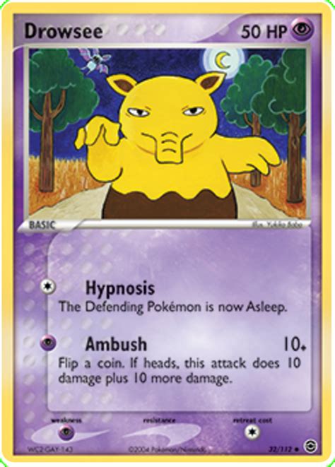 Drowzee - EX FireRed & LeafGreen #32 Pokemon Card