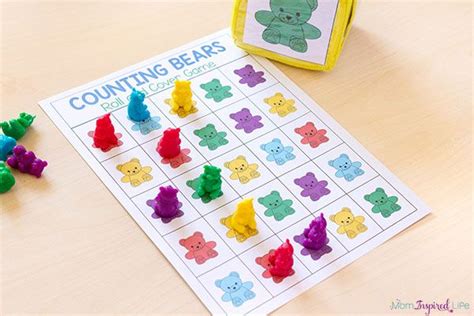 Counting Bears Math Game and Activities | Counting bears, Math games ...