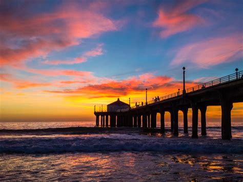 Stunning Sunset at Manhattan Beach Pier | Smithsonian Photo Contest ...