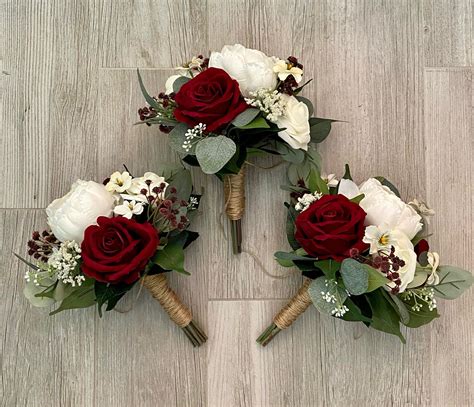 Fake Flower Bouquet Wedding, Bridal Bouquet Styles, Silk Wedding Bouquets, Rose Wedding Bouquet ...