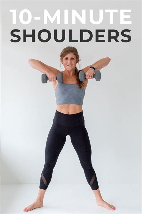 7 Dumbbell Shoulder Exercises For Women | Nourish Move Love