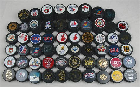 Vintage Hockey Pucks Collection | HockeyGods