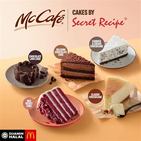 I'm lovin' it! McDonald's® Malaysia | Cakes by Secret Recipe | Lava ...