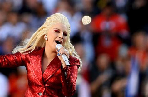 WOW! Video of Lady Gaga Singing The National Anthem at Super Bowl | For ...