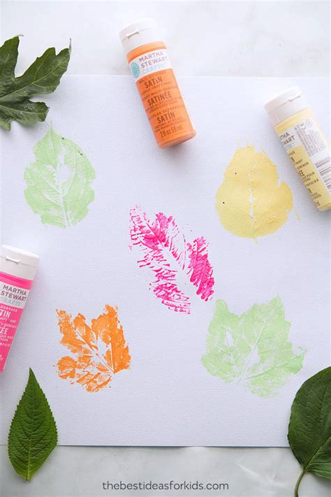 Leaf Painting - The Best Ideas for Kids