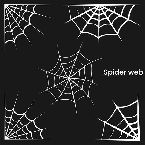 Vector Vector Spider Web for Halloween 22175771 Vector Art at Vecteezy