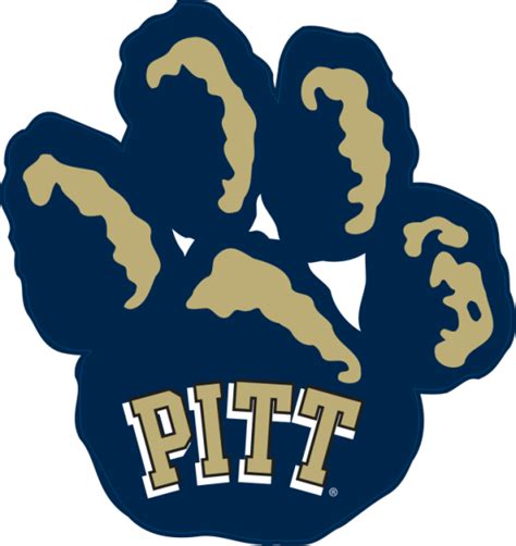 Pitt Panther Paw Print - ClipArt Best