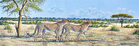 Wildlife African Painter from Kenya, Joseph Thiongo – True African Art