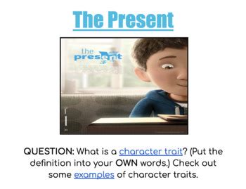 The Present Short Film Teaching Resources | TPT