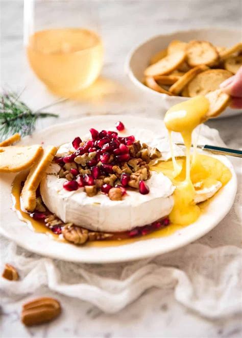 3 Minute Melty Festive Brie (Baked Brie) | RecipeTin Eats