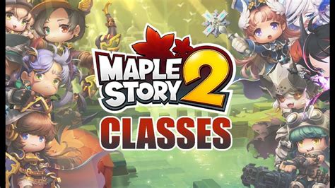 Maplestory 2 classes - Gameplay and information! - YouTube