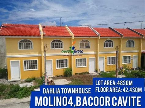 2 Bedroom Dahlia Townhouse for sale at Elisa Homes Molino 4, Bacoor, Cavite